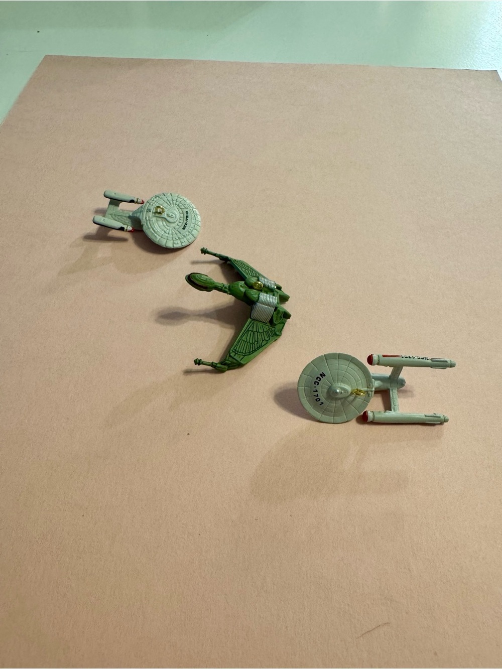 Vintage Star Trek Ornaments- set of 3